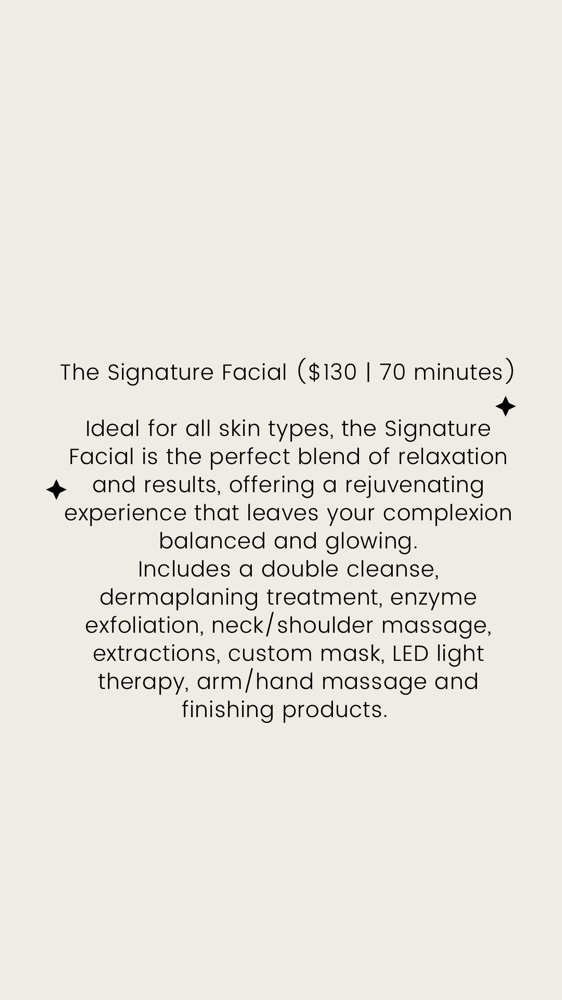 The Signature Facial