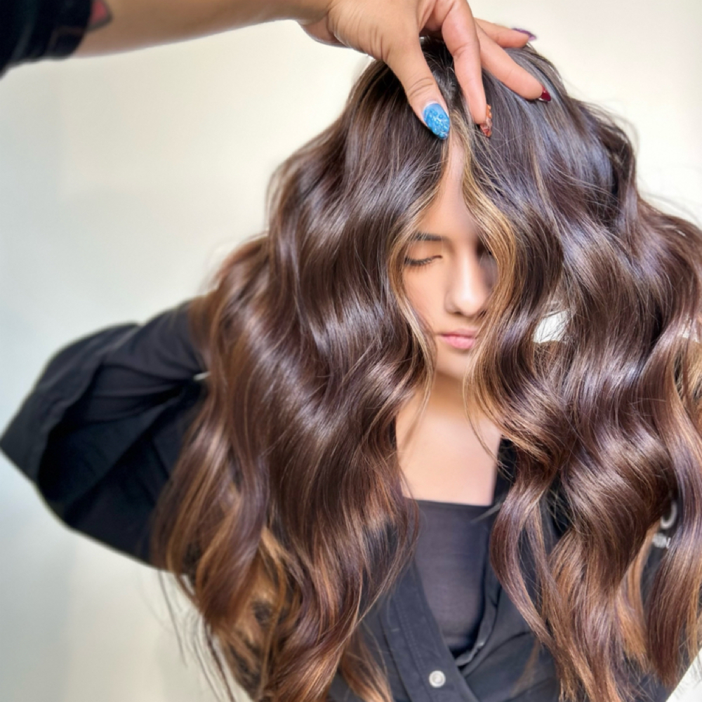Californa Brunnete at Lotus Inferno Salon in Arvada, CO