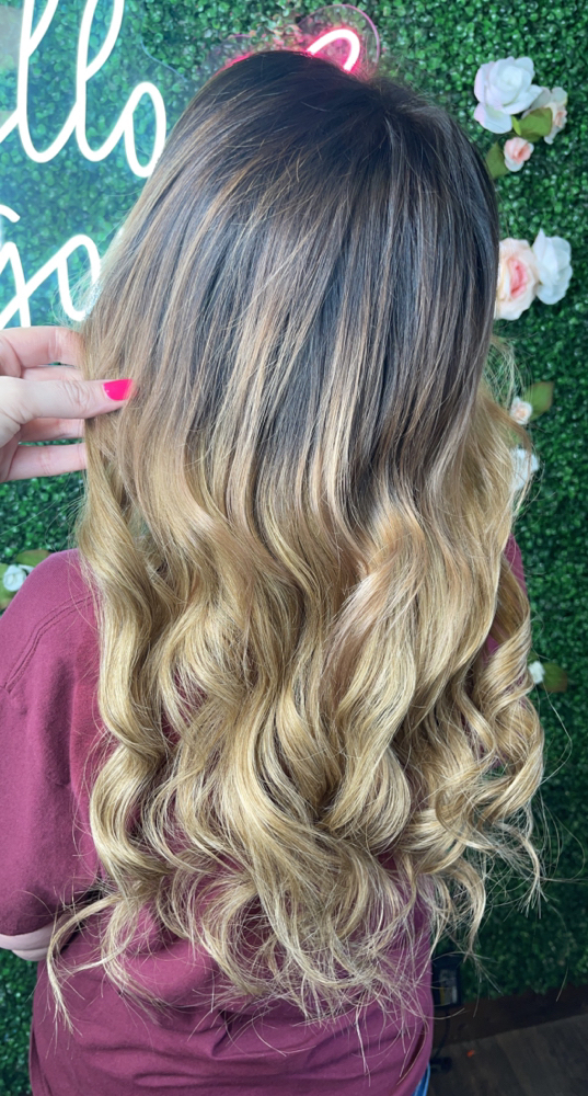 Sew In Extensions With Color Servic