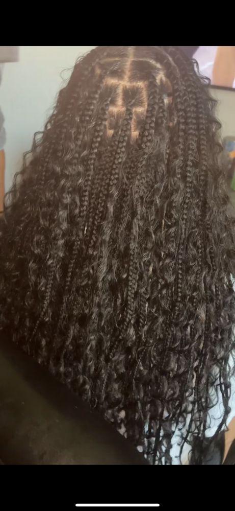 Smedium Boho knotless at Unique’ Creationz by Jhene’ in Jacksonville, AR