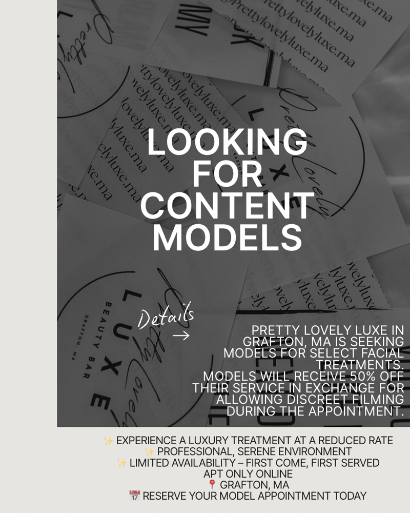 Facial Content Model 50% Off