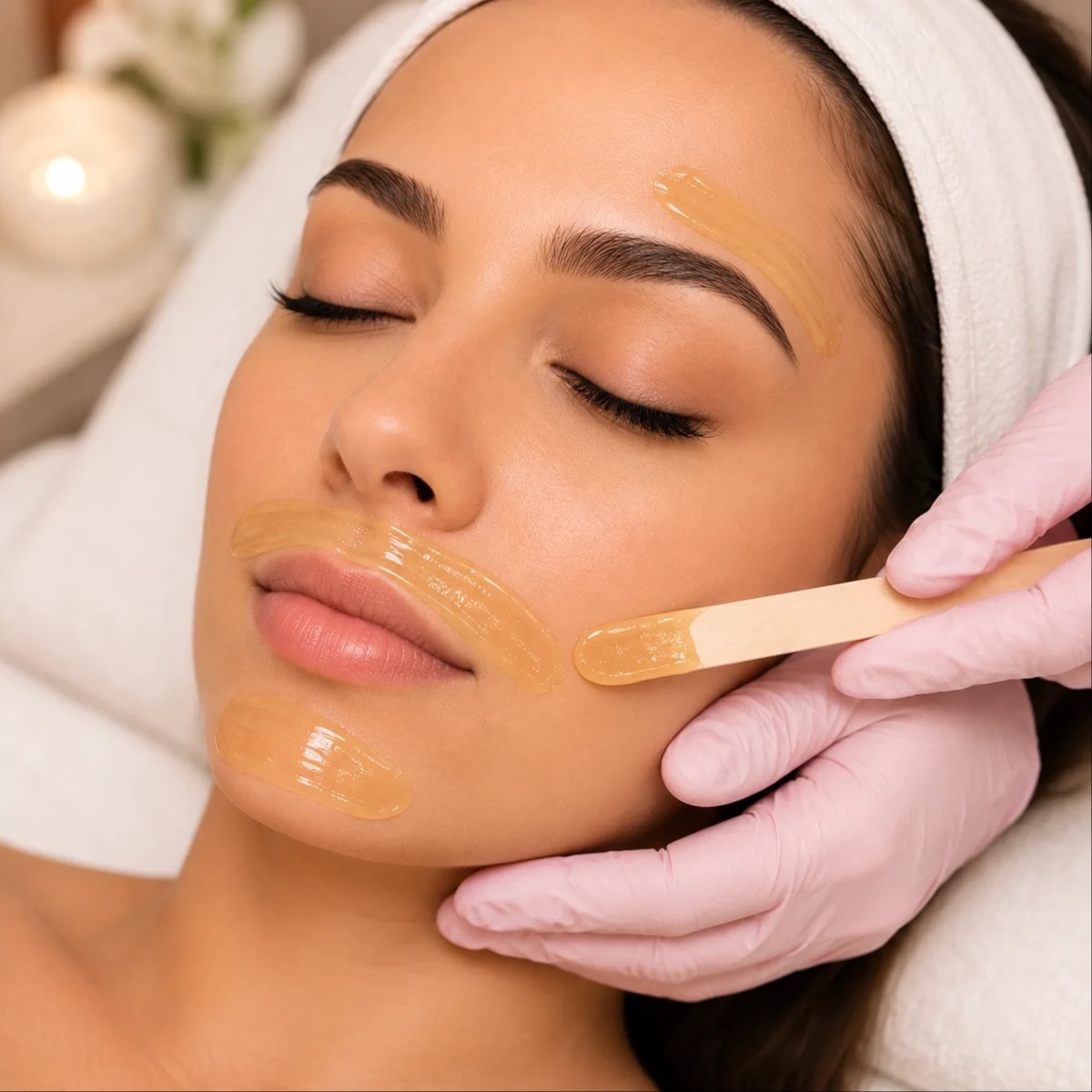 One area Facial Wax at Omnia Esthetics in Menomonie, WI