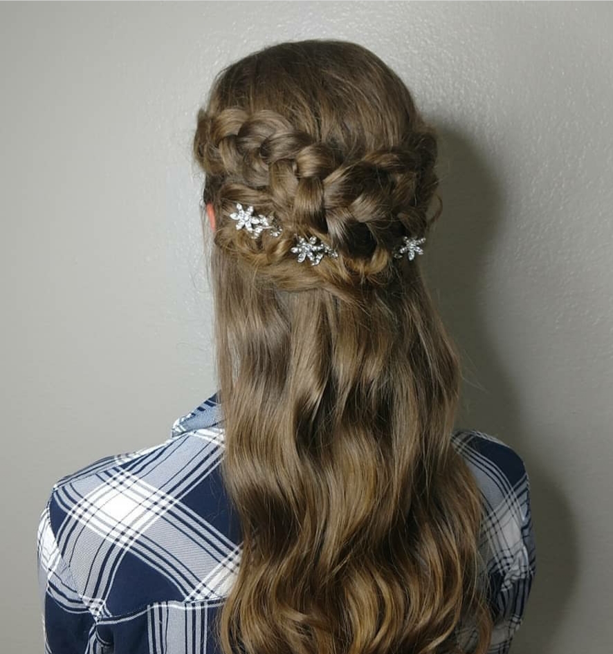 Half Down Updo