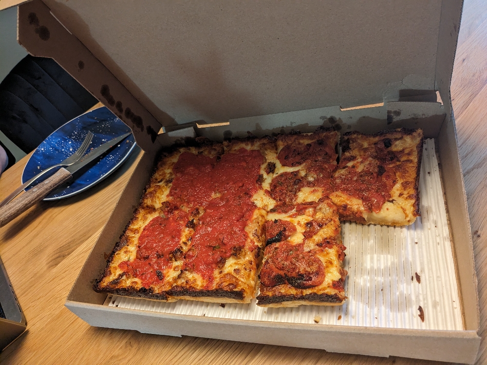 Pizza massage at Kevin's Biz in Los Angeles, CA