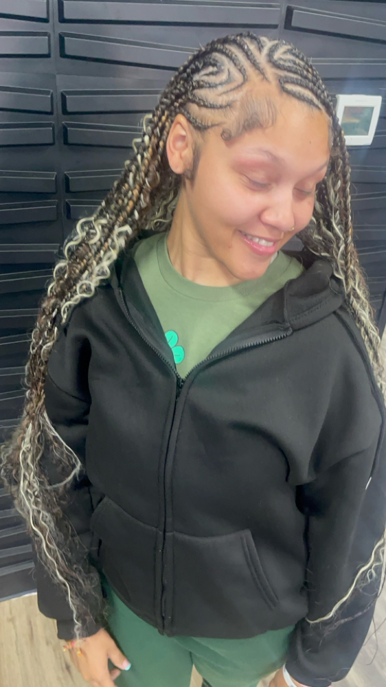 Boho Knotless Lemonade at Yourfavorite hairbraider in Spanaway, WA