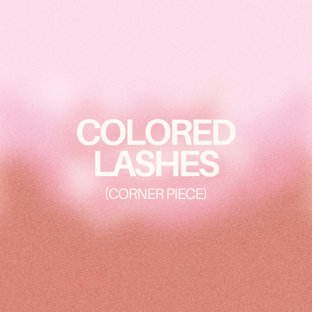 Colored Lashes - Corner Piece