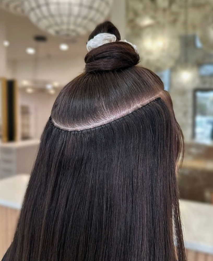 ONE ROW EXTENSTION INSTALL/MOVE UP at Hair By Tiffany Matula in Sugarland, TX