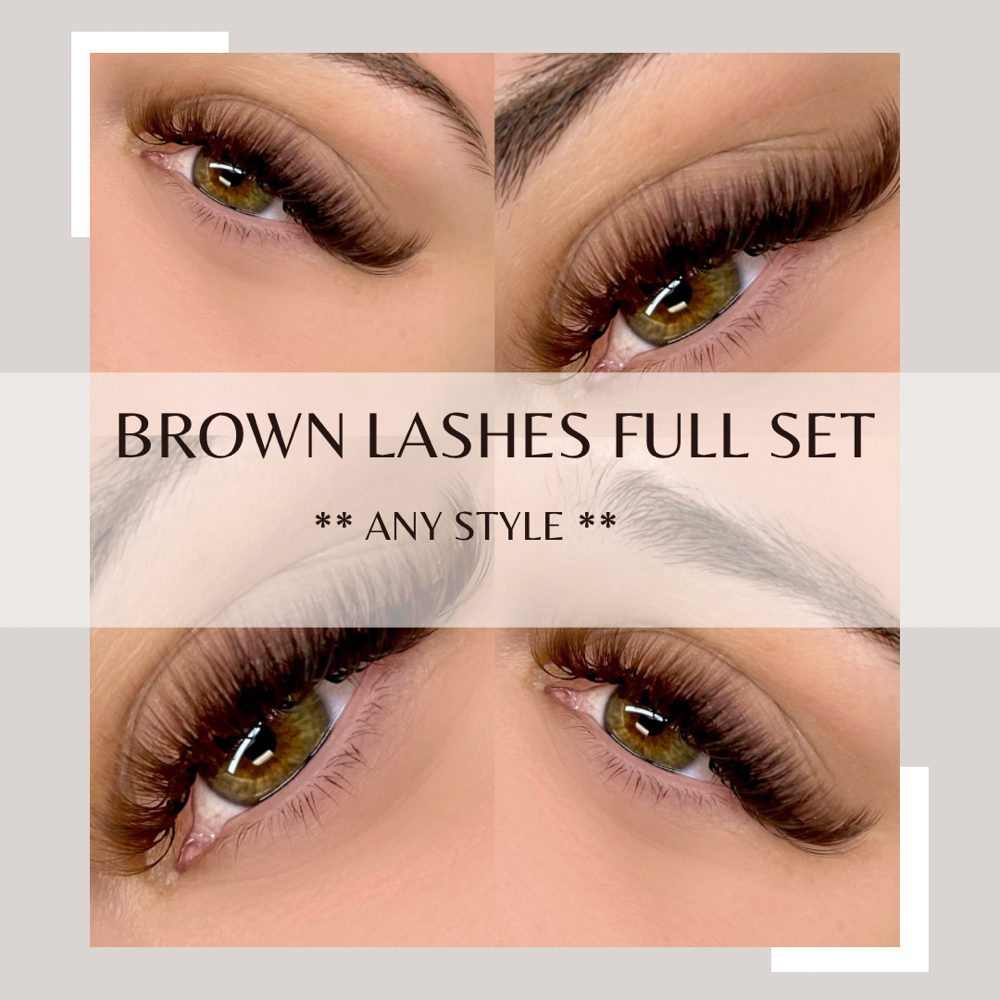 Brown Lashes Any Style
