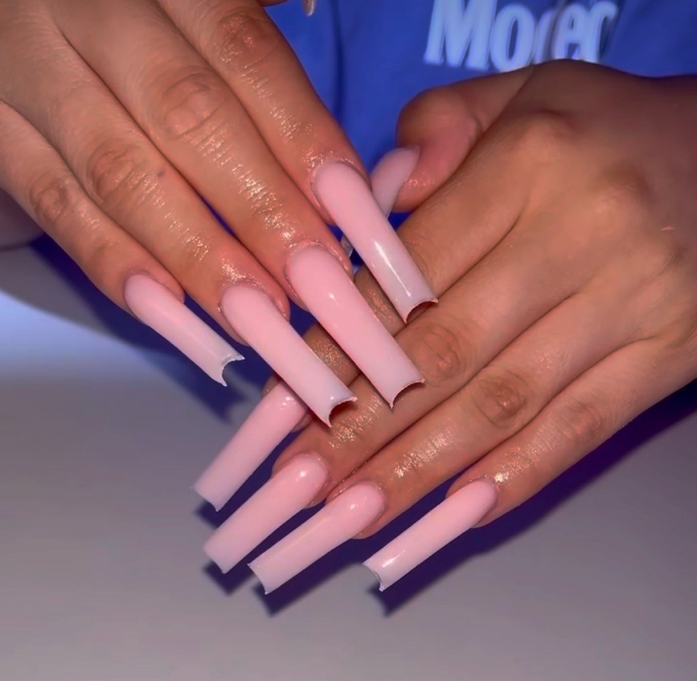Full Acrylic Set (one Color) at Vnailography in Hemet, CA