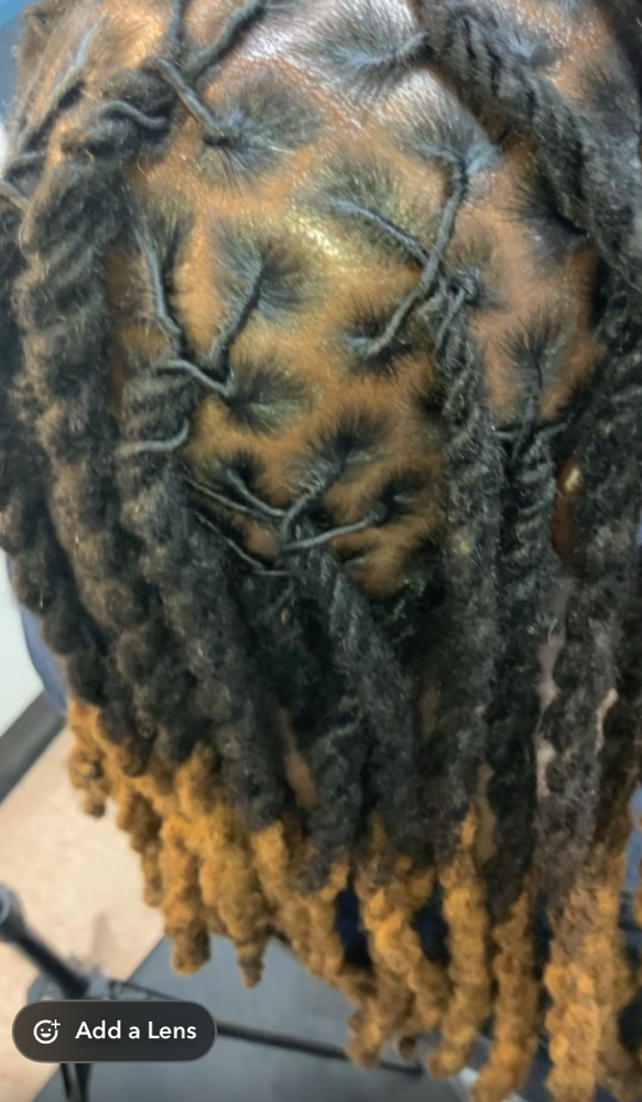 Retwist Shoulder Blade-Mid back loc