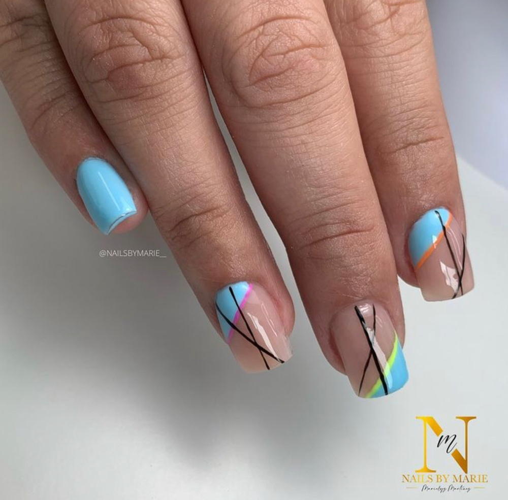 Acrílico Uñas Cortas