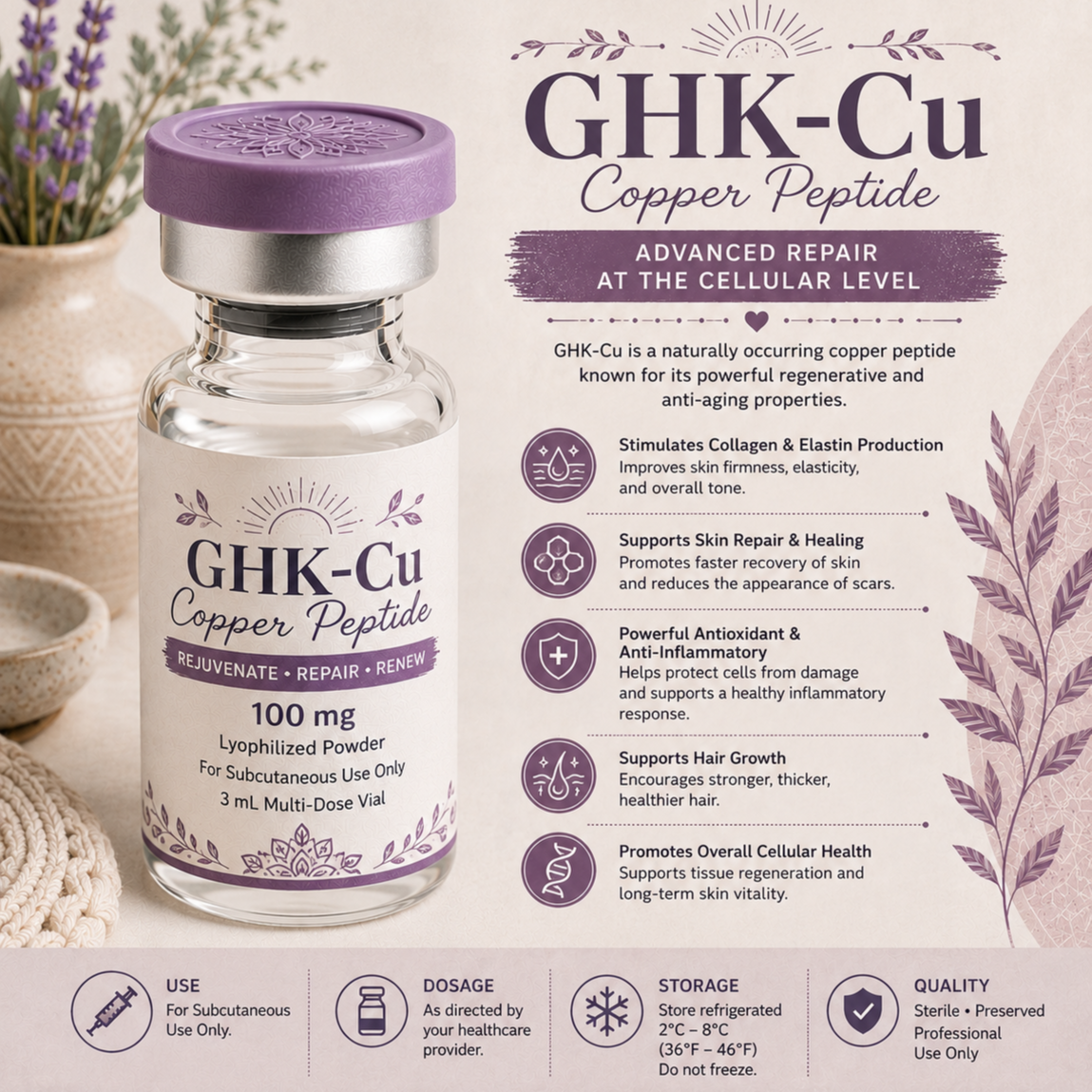 Copper Peptide (GHK-Cu) at Well Life Integrated Medical LLC in Okeechobee, FL
