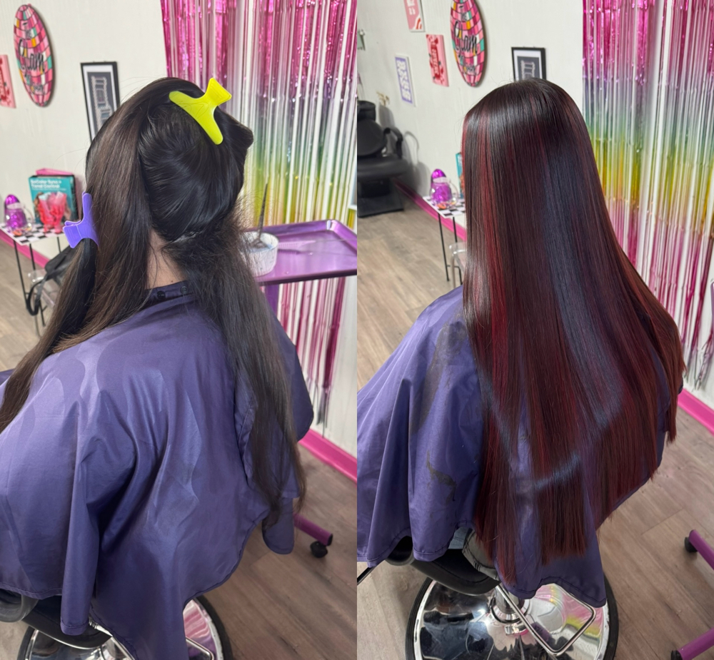 Balayage & Brazilian Blowout