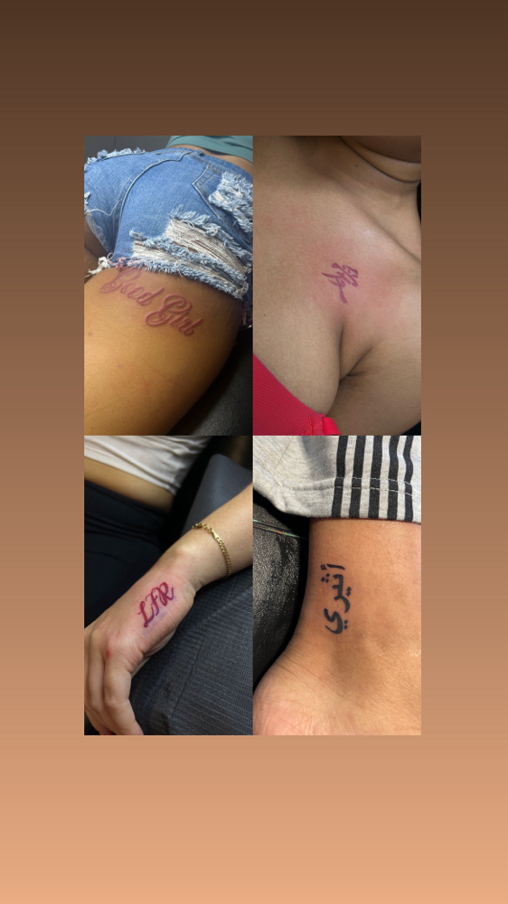 2 Small Tattoos for $135