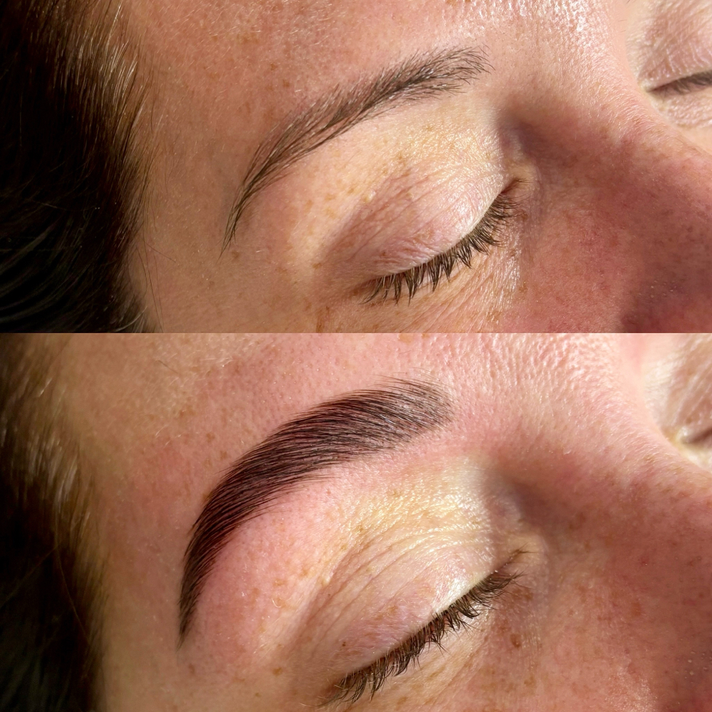 Eyebrow Lamination And Stain