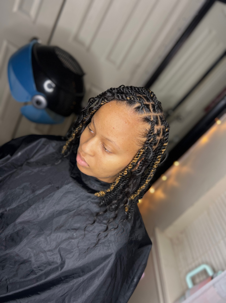 Extended 2strandtwist Bob+ Curls