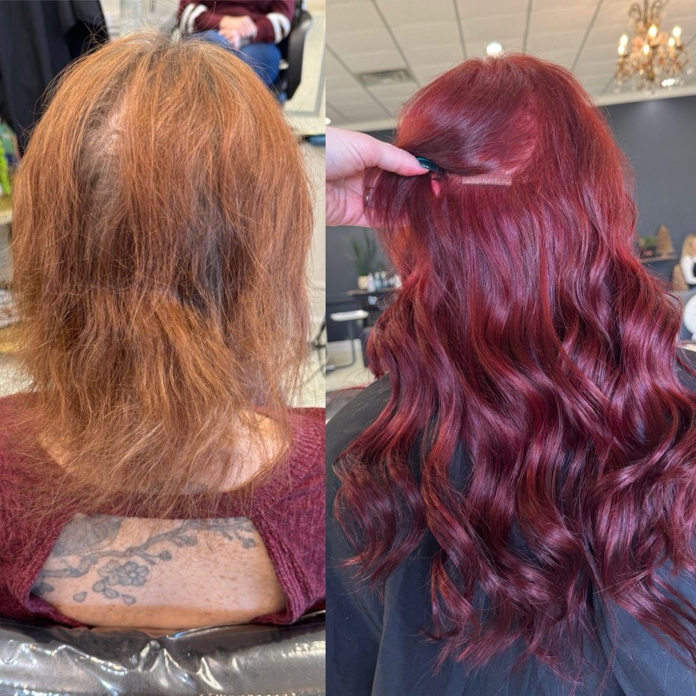 Tape Ins Install at Skylar Hoke in Welsh, LA