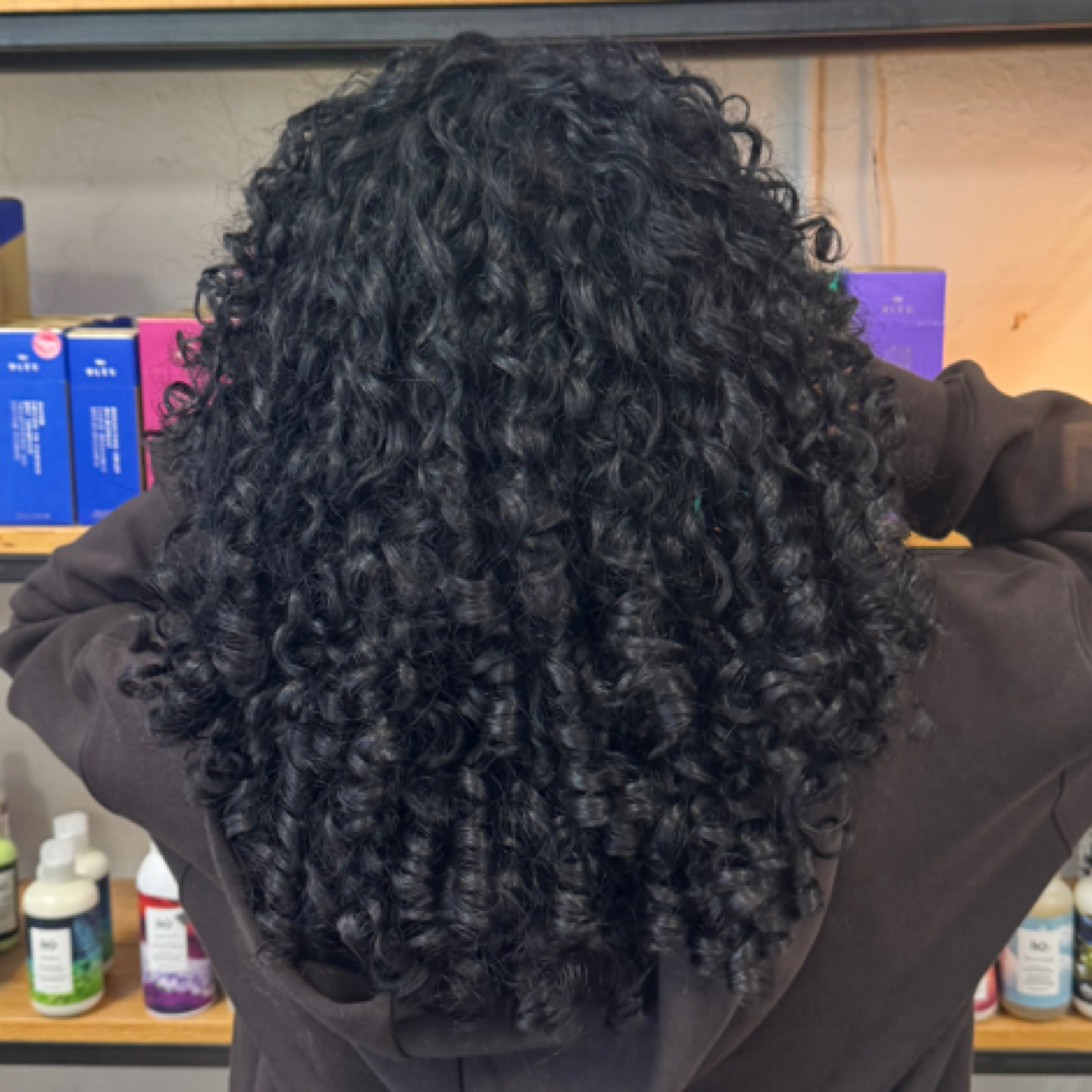 Signature Curly Cut at Noticeably Niecy Studios in Dallas, TX
