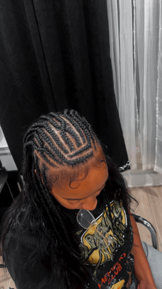 Braided Half Up/Down Glue-in