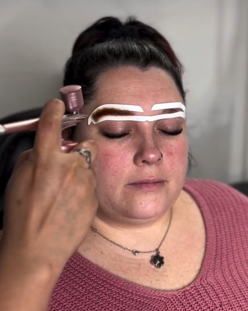 Airbrush Brow Tinting