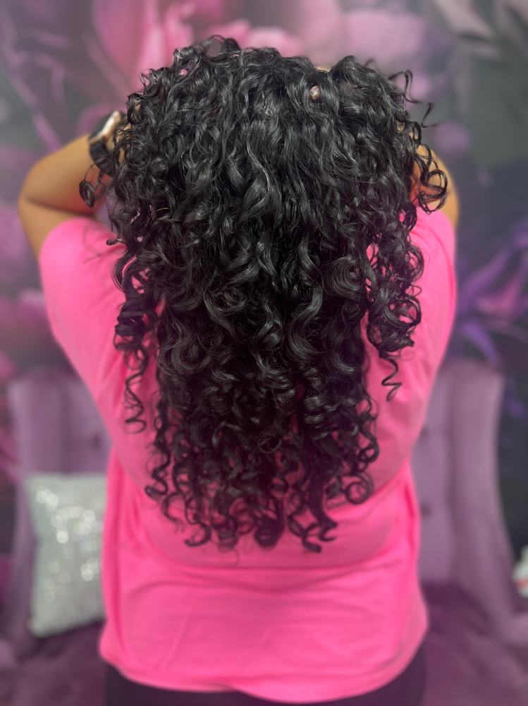 Curly Wash N Style (No Cut)