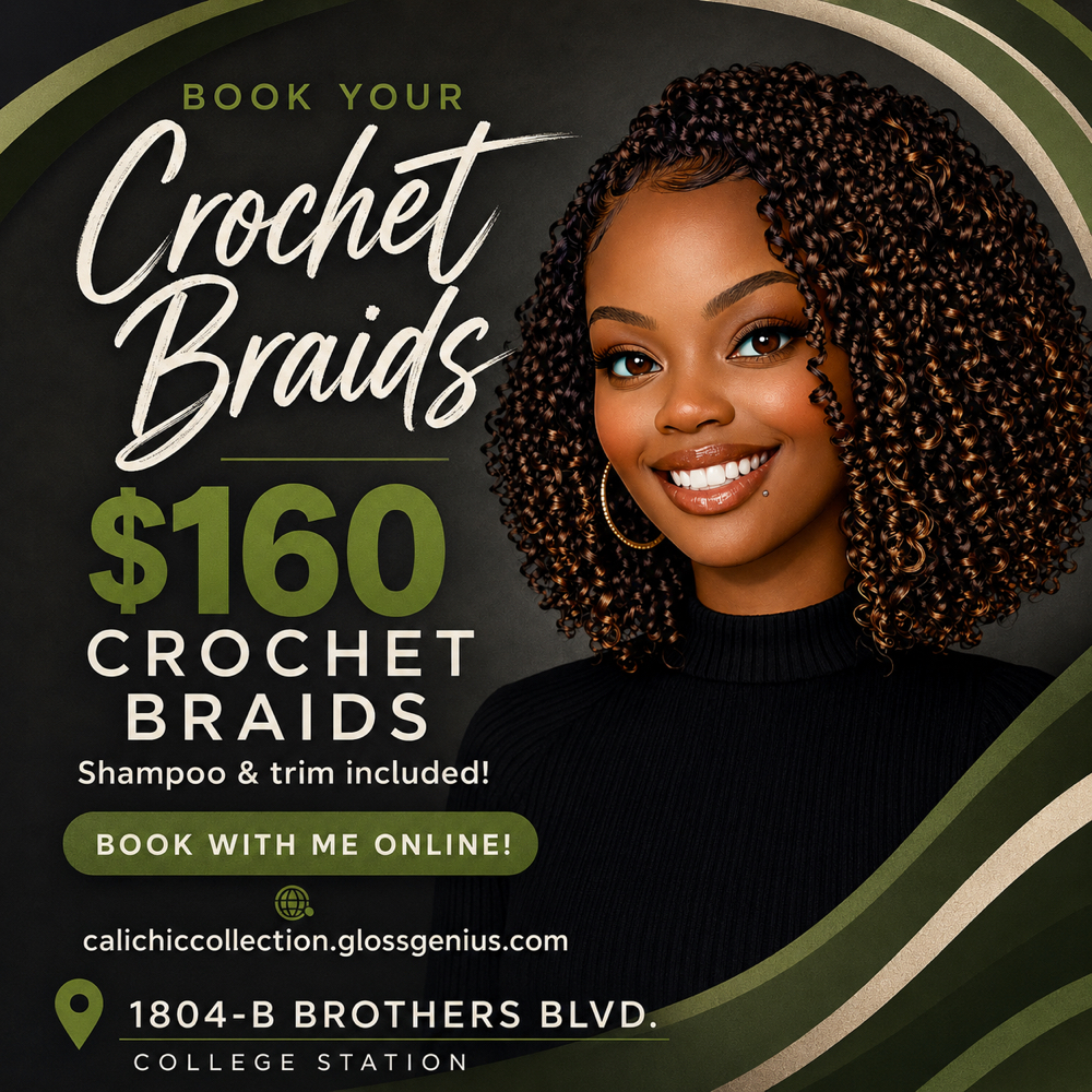 Crochet Braids at Cali Chic Collection in College Station, TX