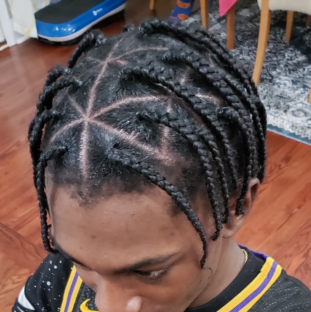 mens box braids or twist