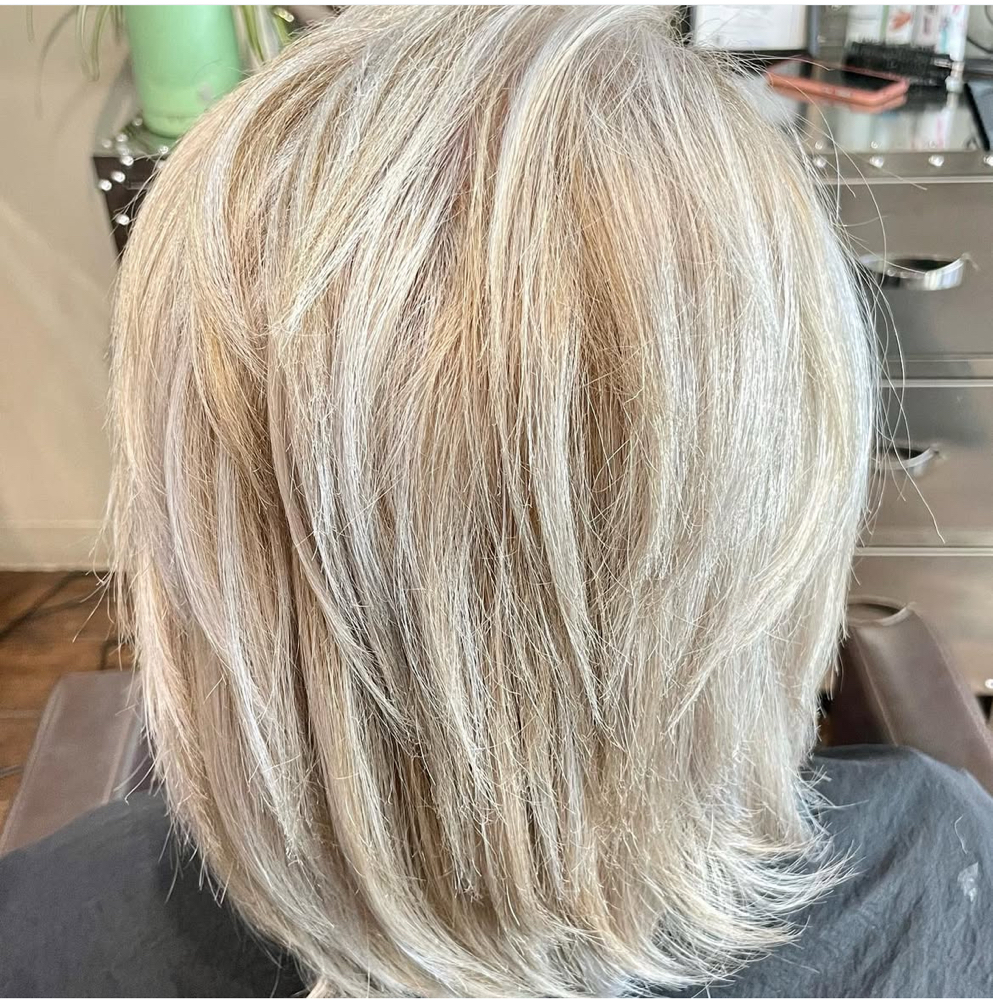 Grey Blending at North & South Styles by Bri in Wake Forest, NC