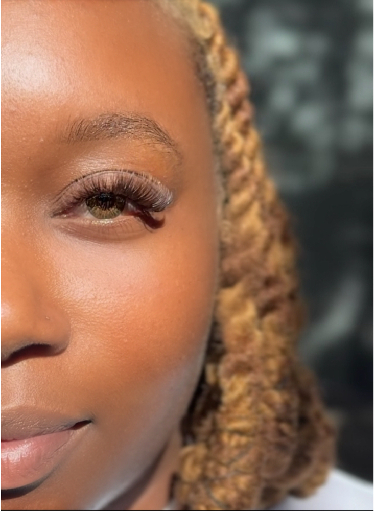 Brown Lashes Full Set