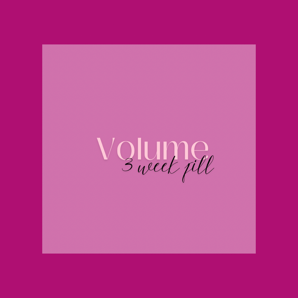Volume 3 week Fill