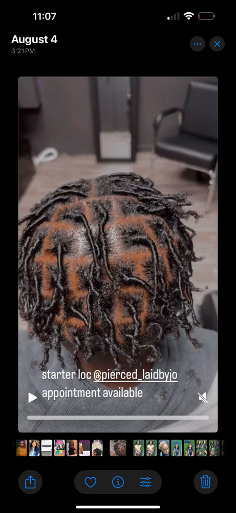 Starter locs