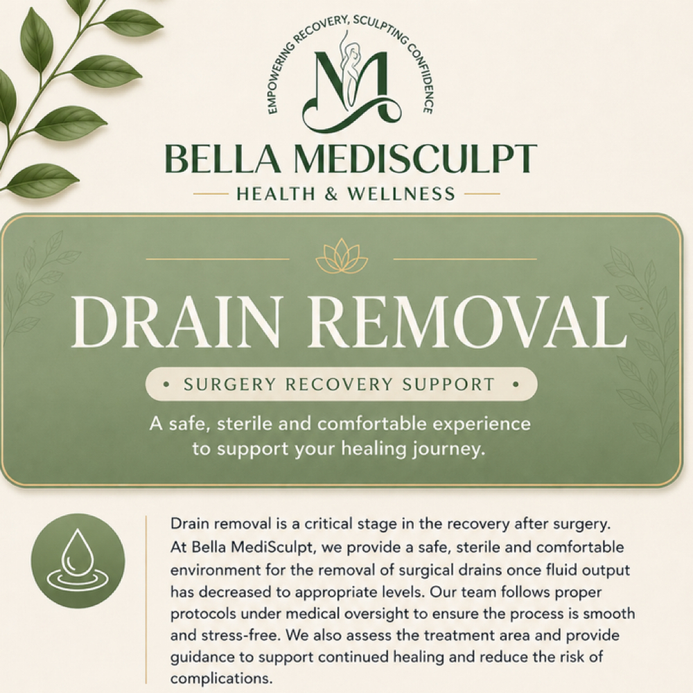 Drain Removal at Bella Medisculpt Health & Wellness in Tempe, AZ