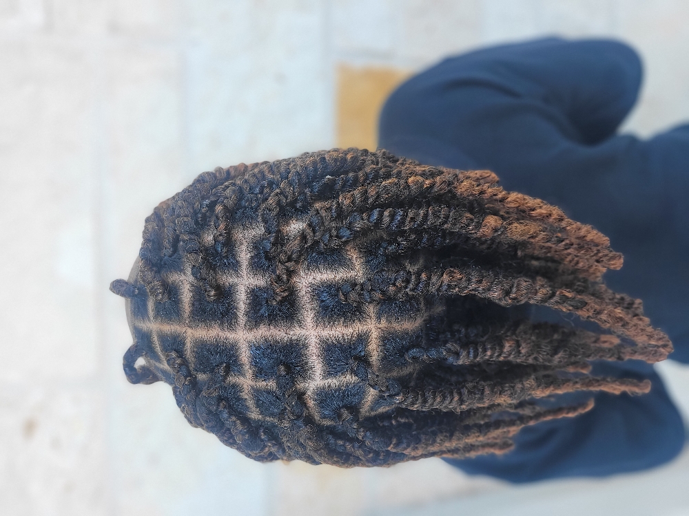 Mens Box Braids Or Twist With Added