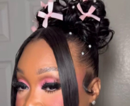 BOWS & GEMS UPDO