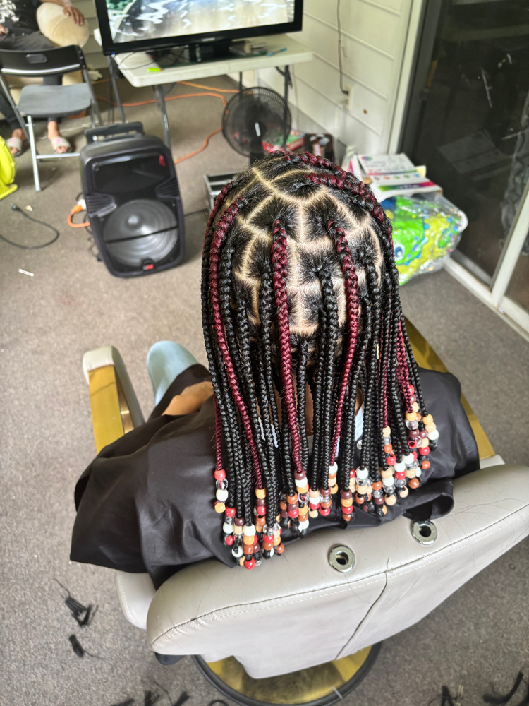 Medium Knotless butt length at F&HBeautyllc in Chattanooga, TN