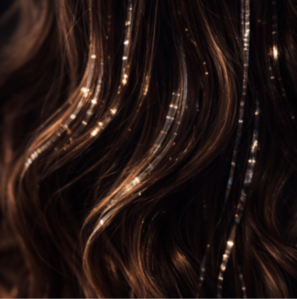 Hair Tinsel (Sparkle Strands) at Bryanna Nixon in Hemet, CA