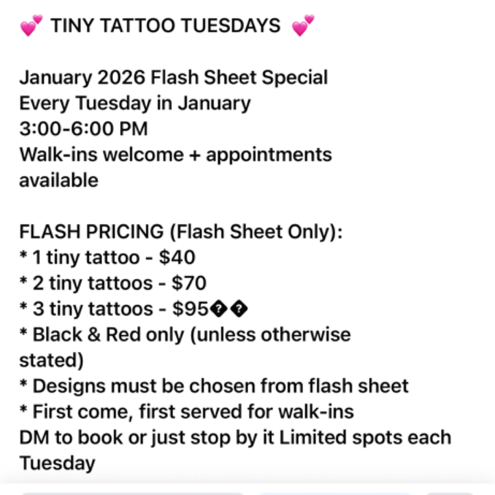 Wednesday Flash Sheet