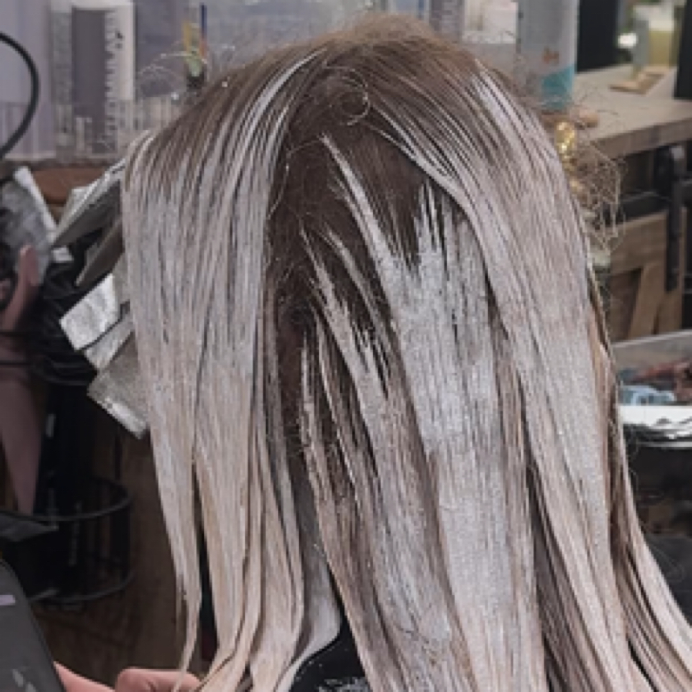 Balayage and Blow-Dry at Living Color Salon in Beaufort, SC