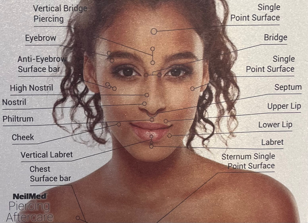 Lip Piercing (Upper Or Lower)