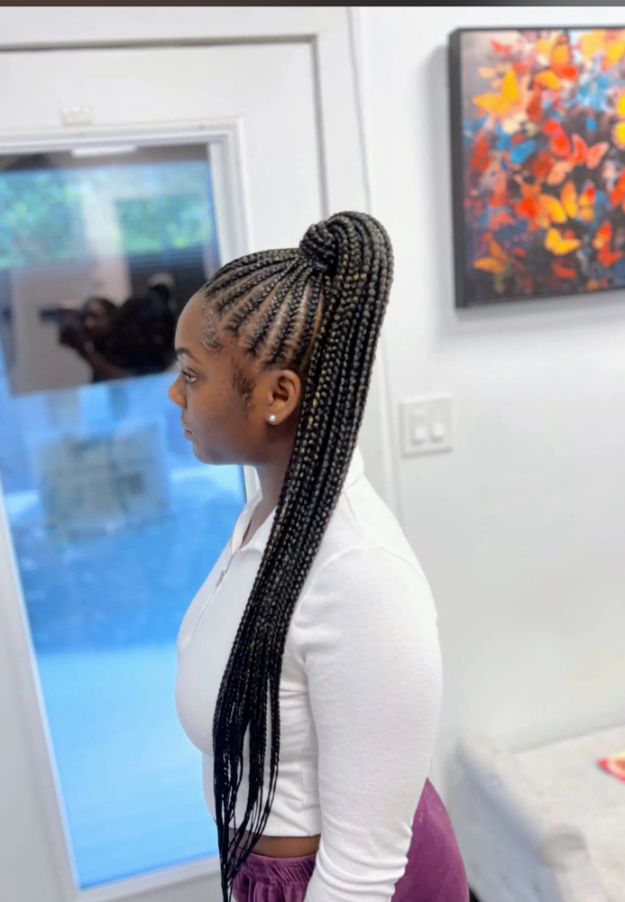 Stitch Braids Ponytail Small