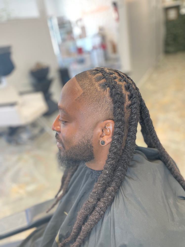 Locs, Haircut And Beard