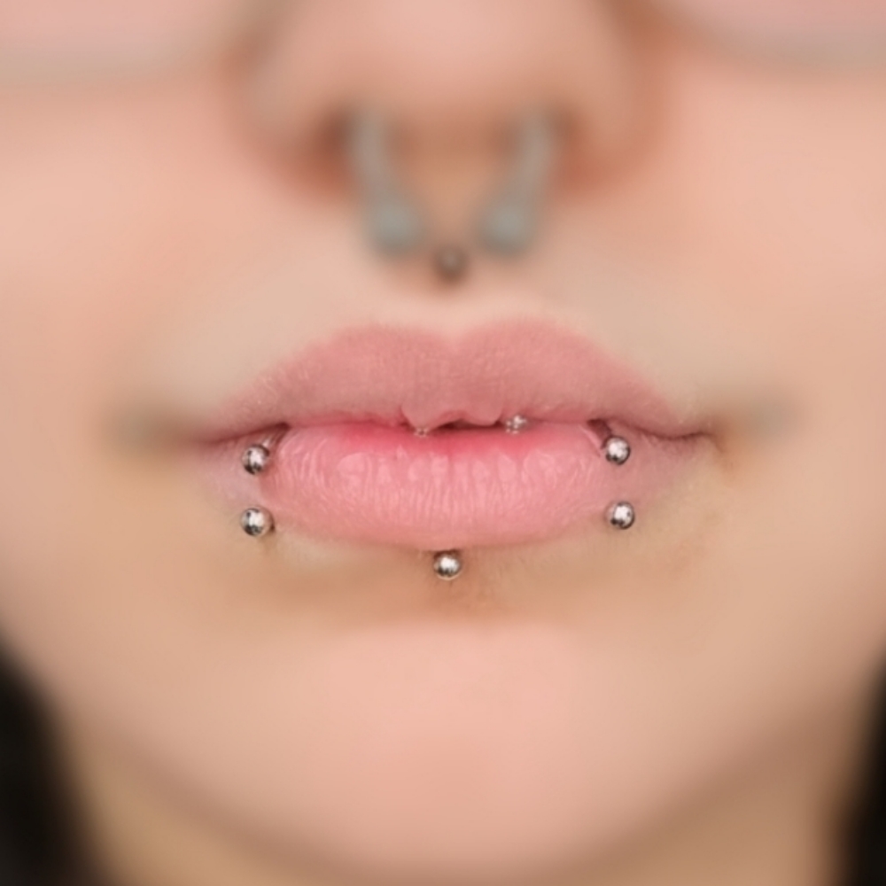 Lip/Labret Piercing at Chrissy Von in Pelham, NH