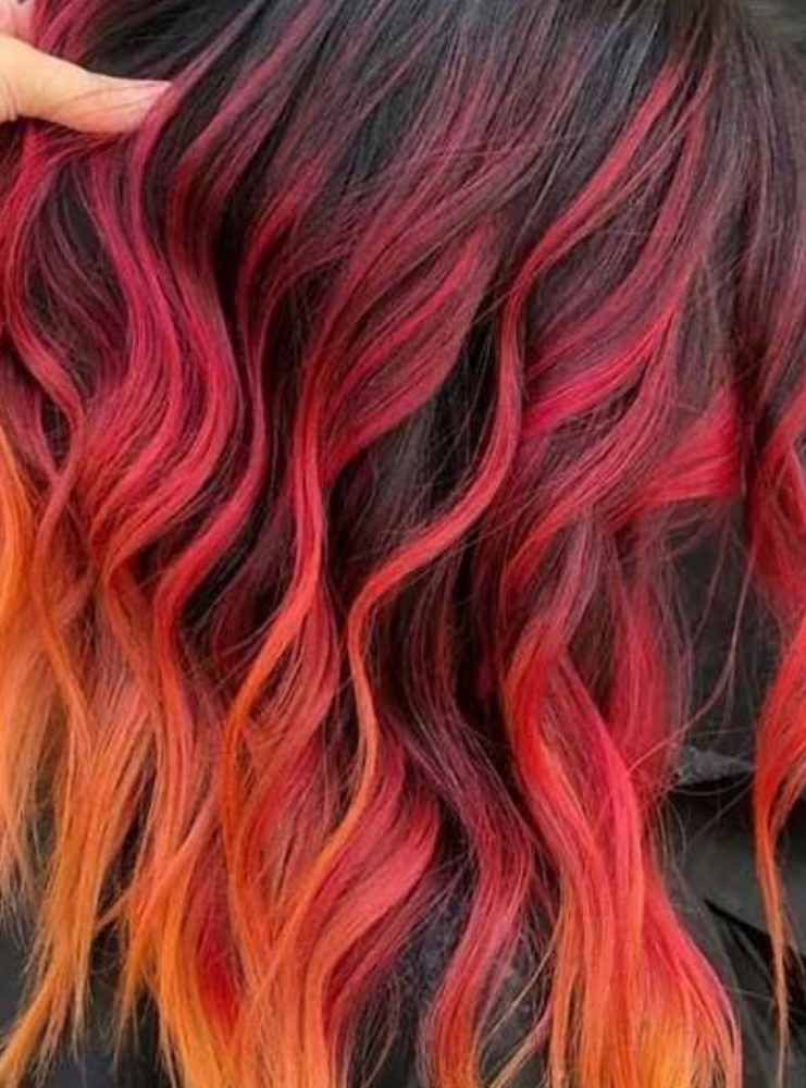 Vivid Balayage + Haircut at Transformations by Mindy in Wayne, WV