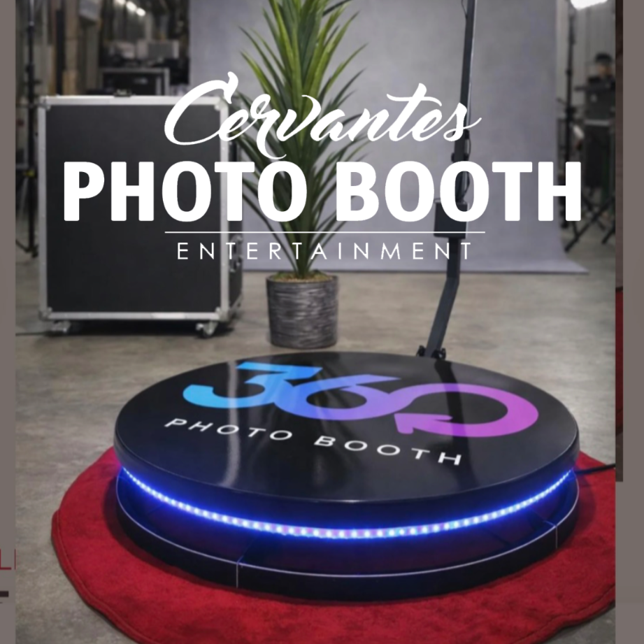 360° Photo Booth 3 Hour Packet at Cervantes Photo Booth Entertainment in Bell, CA