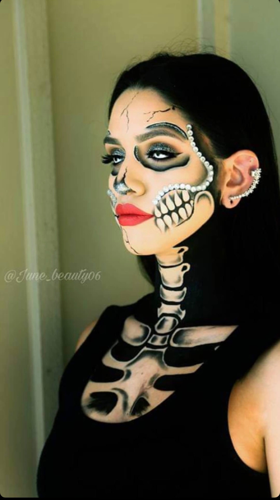 Halloween Face And Body Makeup