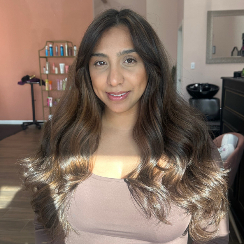 Caramel Balayage at Claudias Color Bar in Edinburg, TX