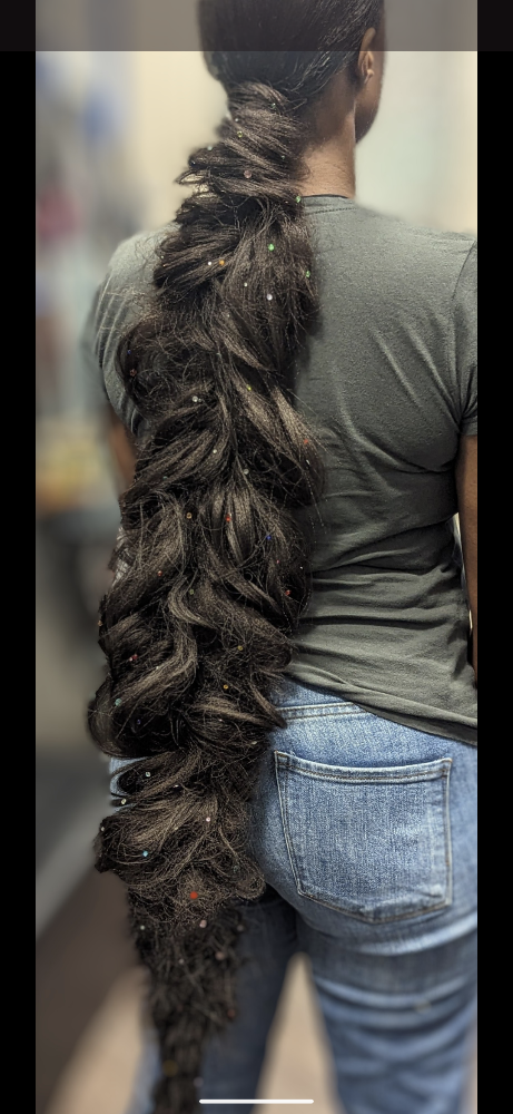 French & fish tail braid