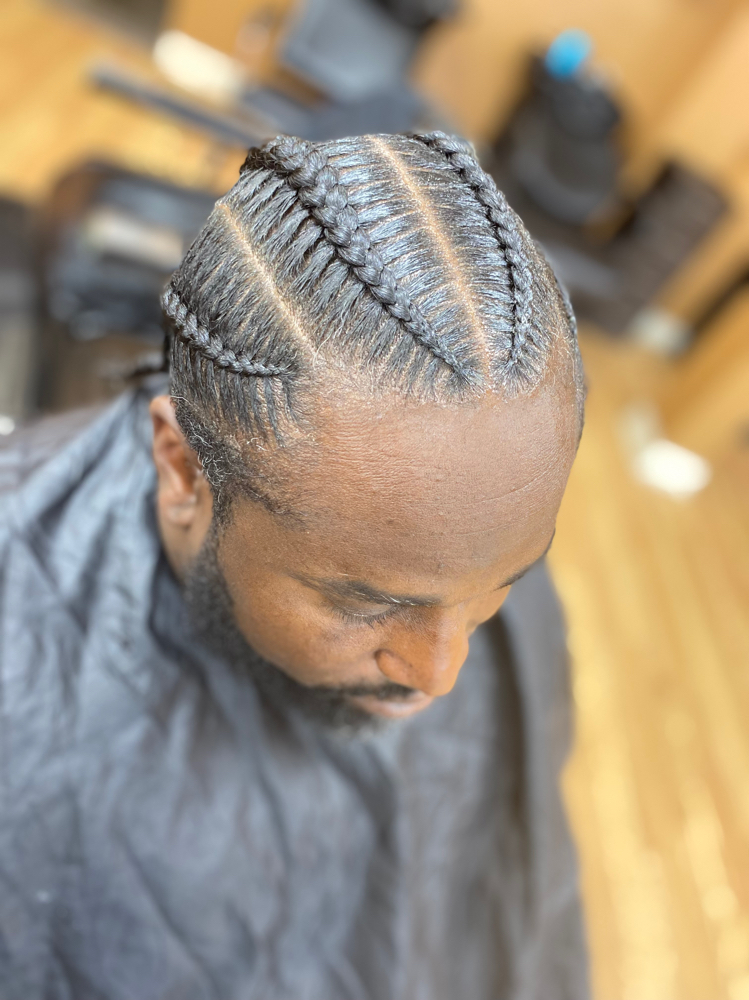Mens Stitch Braids 2 Or 4