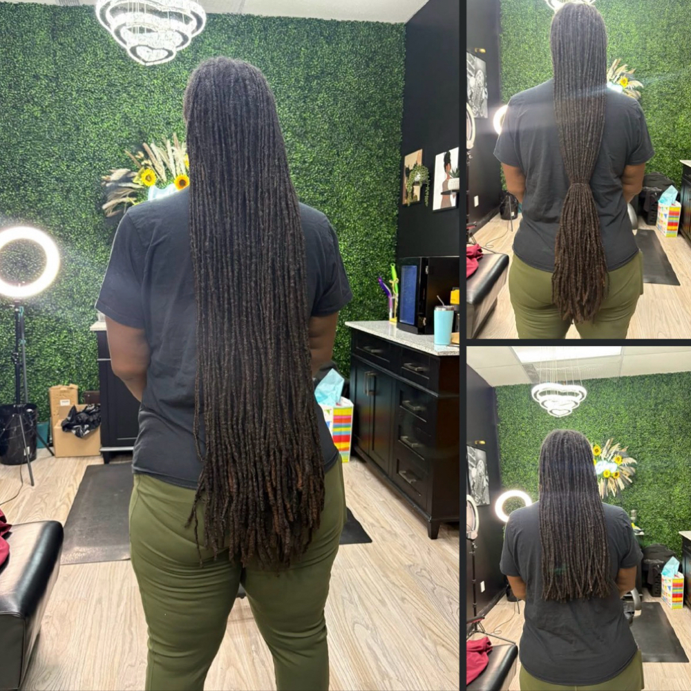 Trimming Of The Locs at Locs BySherry in Florissant, MO
