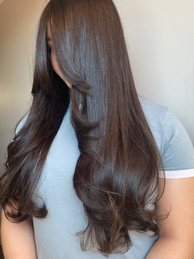 Haircut And Blowdry
